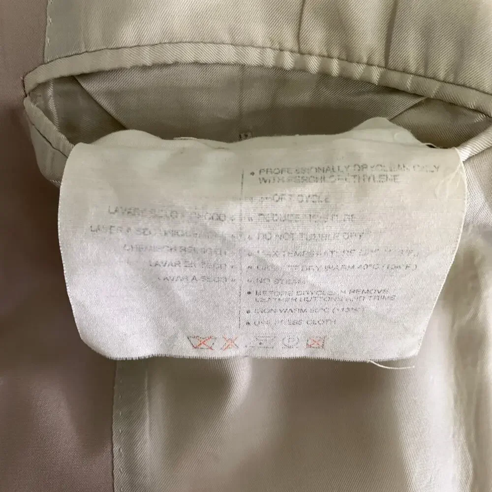 GUCCI Chest Size 42 Khaki Solid Wool Notch Lapel Sport Coat